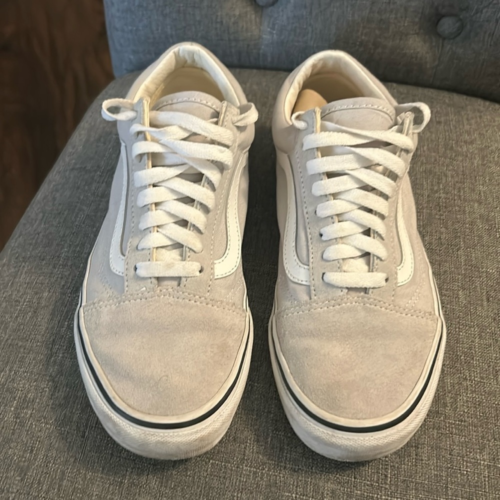 Pale gray vans
